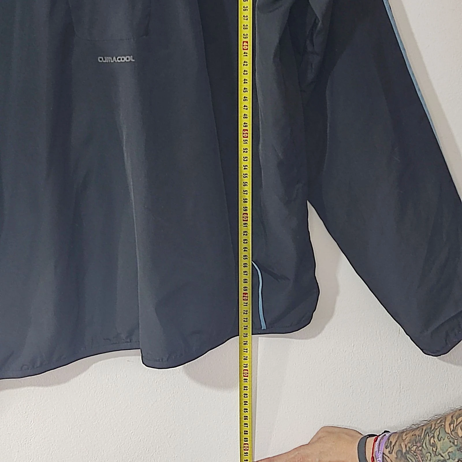Adidas trackjacket clima cool Black &blue, size XL,  – photo 7